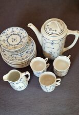 Porzellan Service BAVARIA Indisch Blau