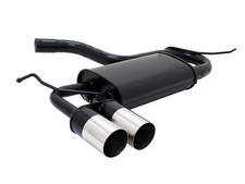 NOVUS Sportauspuff 2x76mm RL passend für AUDI A3 SPORTBACK 8P / SEAT LEON 1P