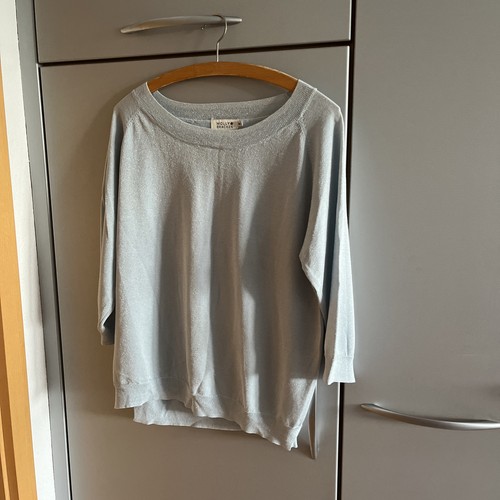 Pulli arm hellblau silber - pulli,