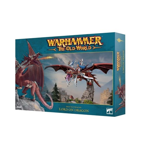 Hochelfenlord auf drache - drache,