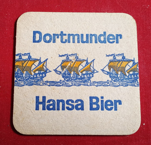 Bierdeckel brauerei dortmunder - bierdeckel,
