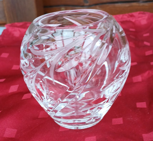Kleine blumenvase kristallglas - blumenvase,