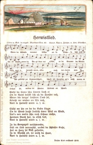 Lied günther anton - lied, ak
