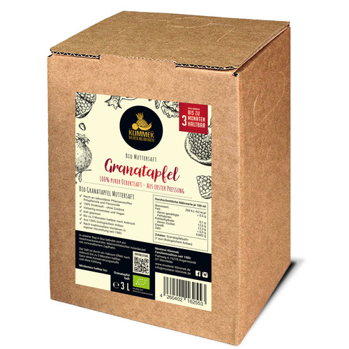 Klimmek bio granatapfelsaft - bio,