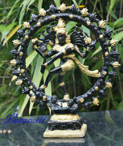 Shiva nataraja figur messing - figur,