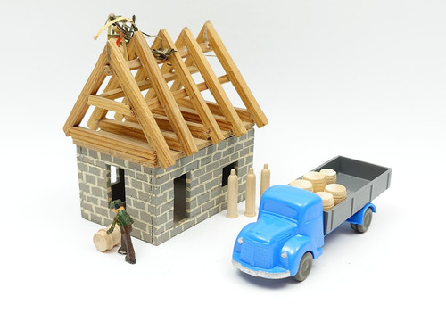 Haus bau holz pappe - im,