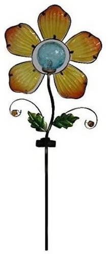 Gartenstecker solar als blume - gartenstecker,
