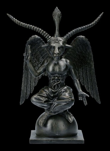 Baphomet figur schwarz - figur,