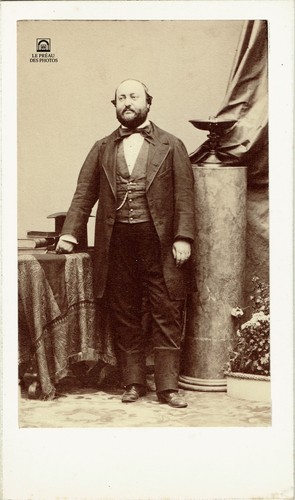 Foto cdv disderi cie um - foto, 1860