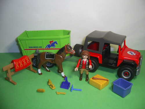 Playmobil reiterhof aus set - playmobil, reiterhof: