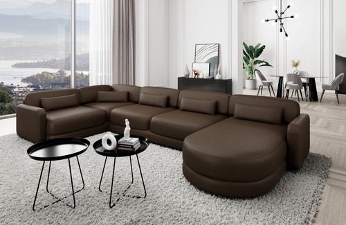 Sofa leder wohnlandschaft - sofa,