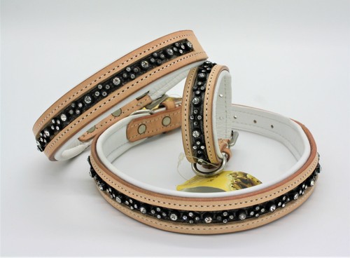 Lederhalsband hund halsband - lederhalsband,