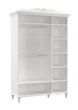 Kleiderschrank türig weiß - kleiderschrank, 3-türig