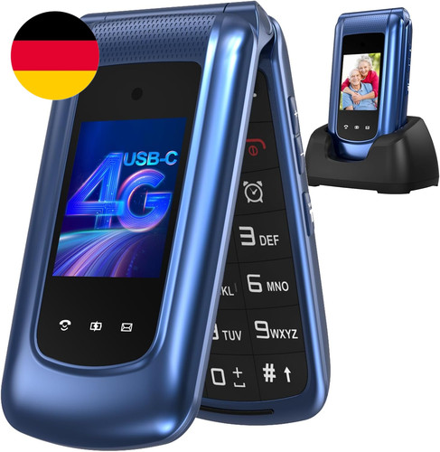 Klapphandy seniorenhandy - 4g,