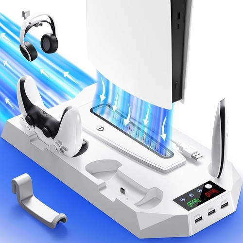 Cooling station for ps5 disc - disc, &
