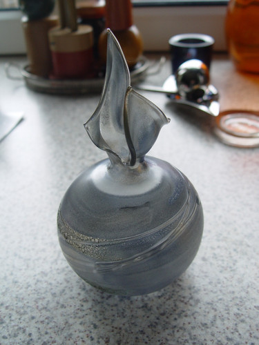 Kleine feine studioglas vase - kleine,