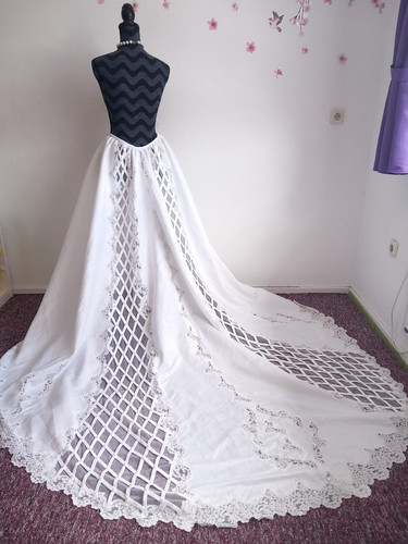 Damen braut schleppe - braut-,