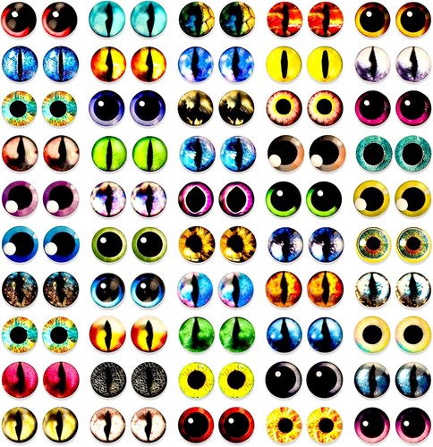 100 stück glasaugen - 100,