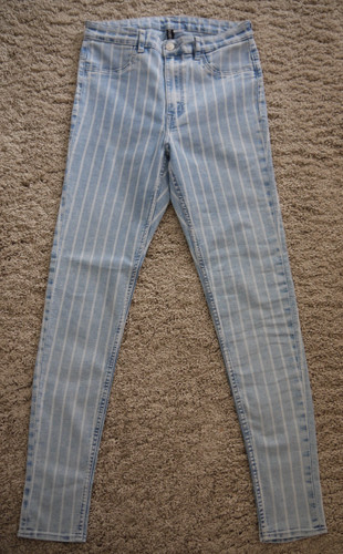 Skinny jeans gestreift - jeans,