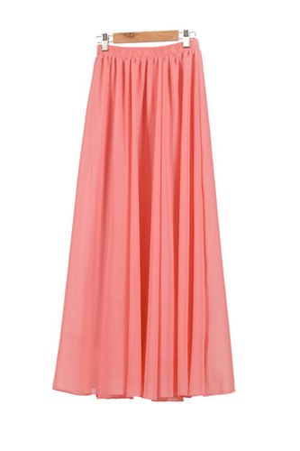 Damen maxirock doppellagig - damen,