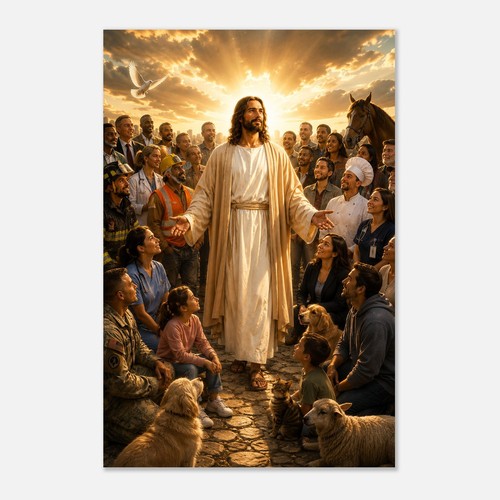 Jesus wandbild moderne - moderne, berufe