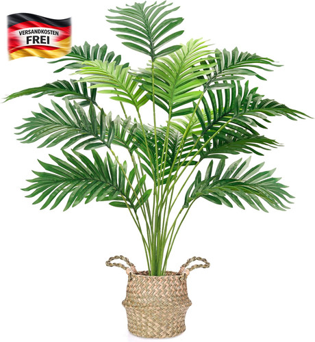 Kunstpflanze palme 71cm für - kunstpflanze,