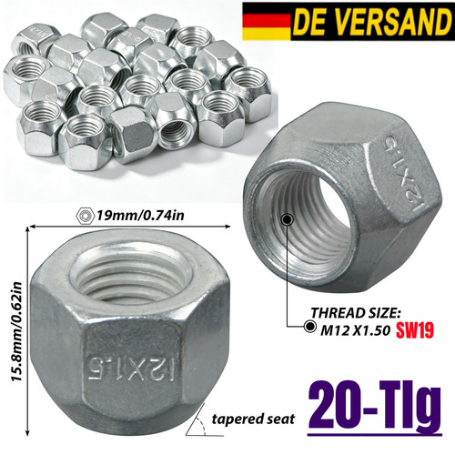 Radmuttern kegelbund - 20,