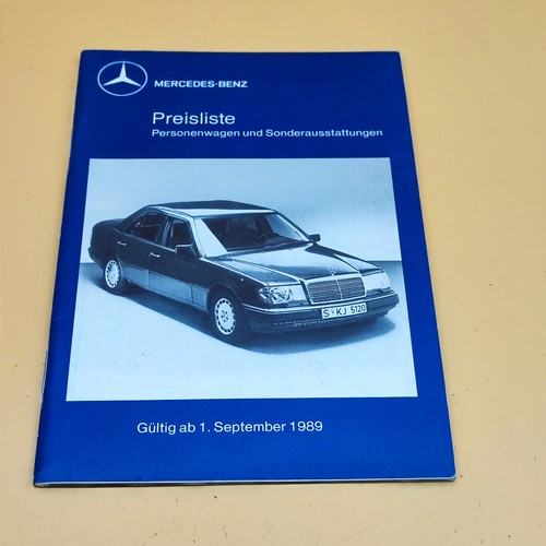 Mercedes preisliste pkw - ,