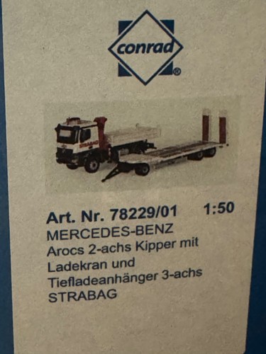 Conrad strabag arocs tieflader - strabag,