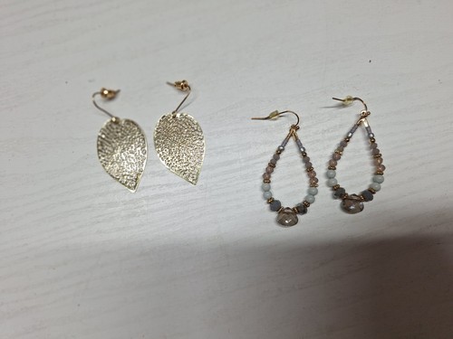 Paar set ohrringe neu bronze - 2,