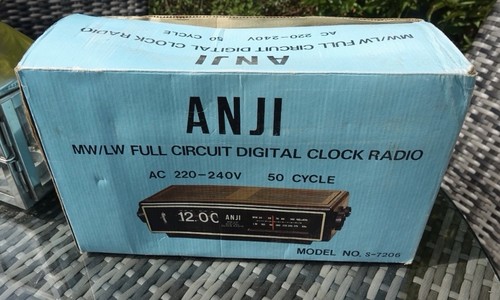 Rare vintage anji flip clock - vintage,