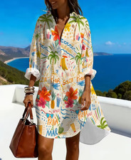 Damen urlaubskleid sommerkleid - urlaubskleid,