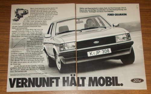 Seltene werbung ford granada - werbung,