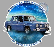 Aufkleber gordini renault 8 - r8,
