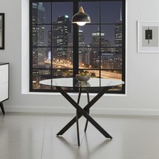 Glas esstisch 110 cm - 110,