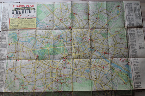Pharus plan berlin - plan, mit