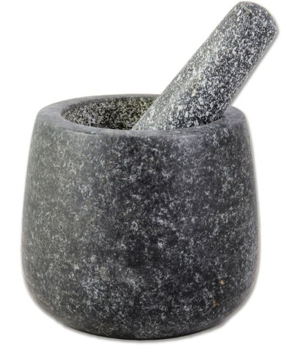 Steinmörser mit stößel set - steinmörser,