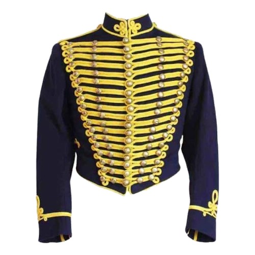 Marineblau hussar wolle - marineblau,