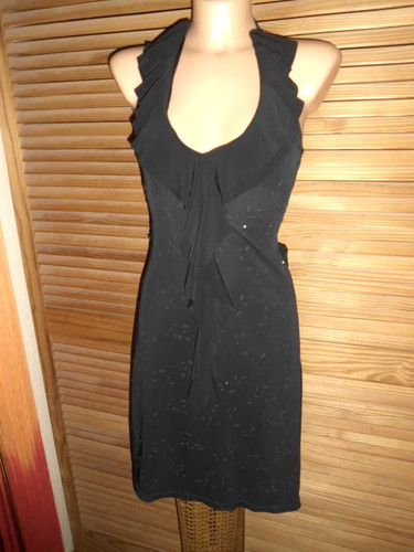 Neckholder-Kleid..Gr.S/M..Schw