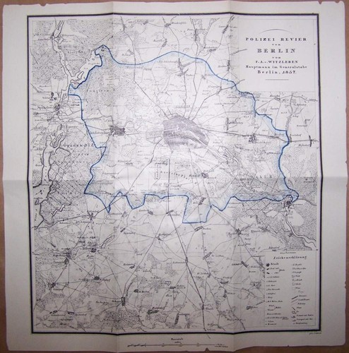 Polizeirevier von berlin 1837 - polizeirevier,
