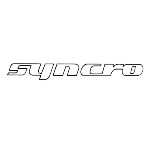 Aufkleber schriftzug syncro - schriftzug, "syncro"