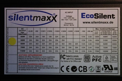 Silentmaxx eco silent 550w - eco-silent,