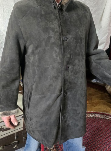 Herren lammfell long jacke - herren,