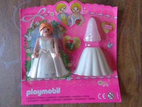 Playmobil braut mit kleid und - braut,