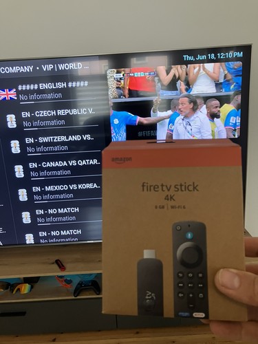 Amazon fire stick - fire, 4k