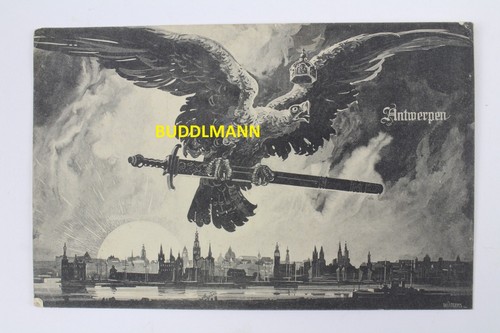 Antwerpen adler mit - ak,