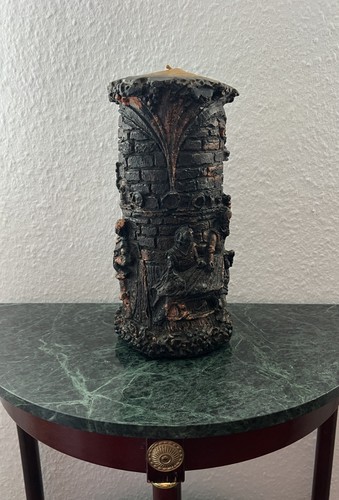 Vintage reliefkerze burg - reliefkerze,