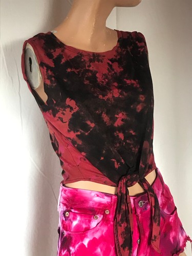 Shirt crop top knoten binden - shirt,