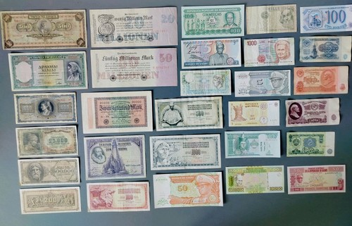 Alte banknoten konvolut - 29,