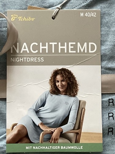 Damen nachthemd blau - damen, gr.